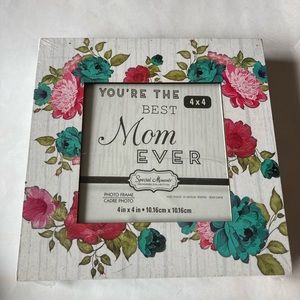 Mother's Day NWT 4 x 4 photo frame